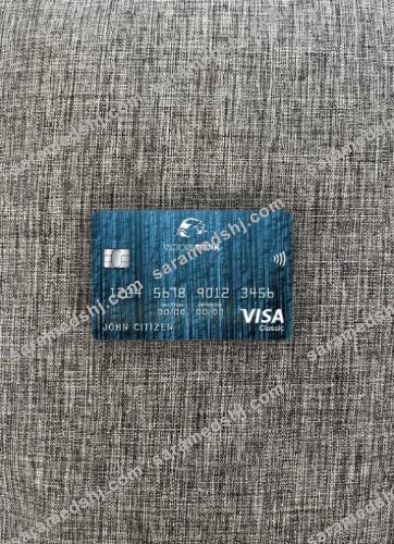 Moldova Victoriabank visa classic card photolook front